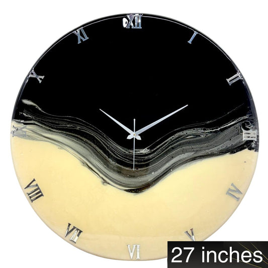Silver Wave 27 Inches Clock (CS)