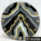 Black Geode 27 Inches Clock (CS)