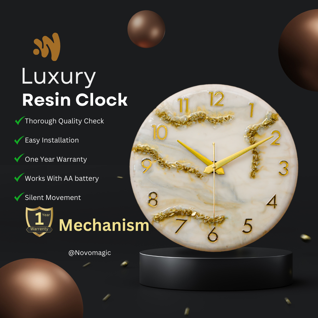 Desert Silent Clock 30cm
