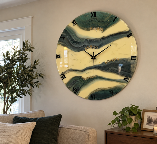 Black Olive 27 Inches Clock (CS)