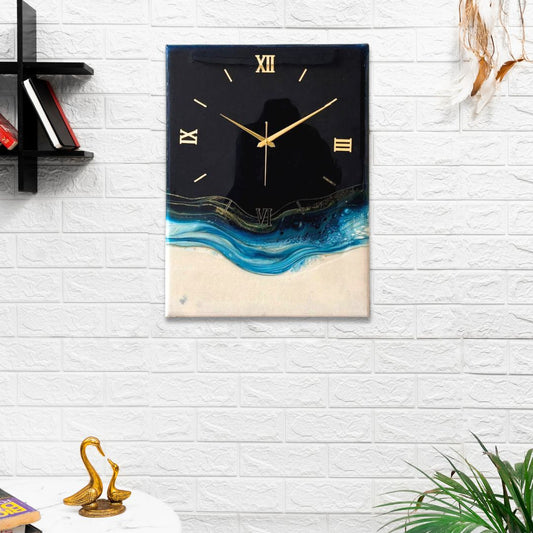Royal Blue silent clock 24X18 inches