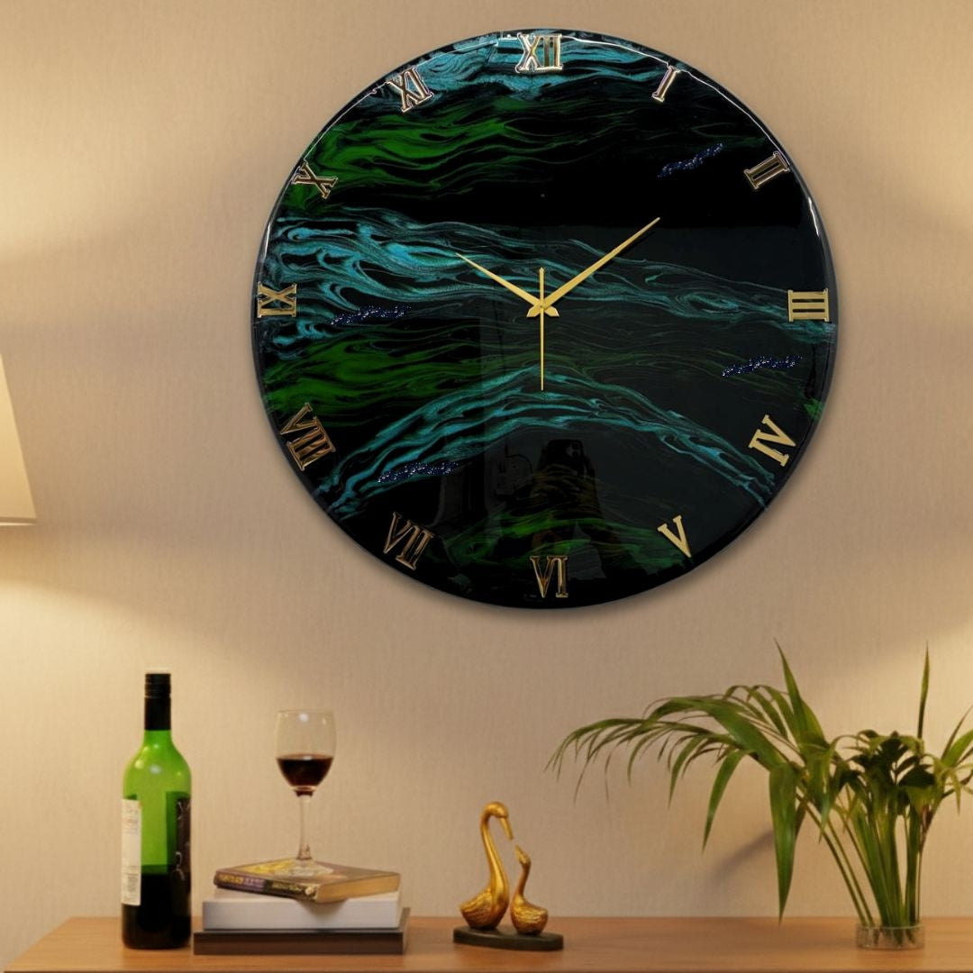 Lush Forest Silent Clock