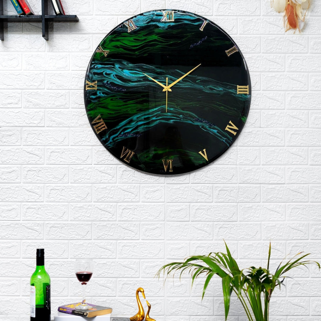 Lush Forest Silent Clock