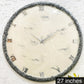 *Silver Ring Clock Large 27 Inches