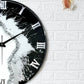 Black fire Silent Clock 17.5 inches