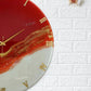 Red Stunner Large Silent Clock