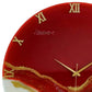 Red Stunner Large Silent Clock