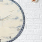 Silver Ring Large Silent Clock