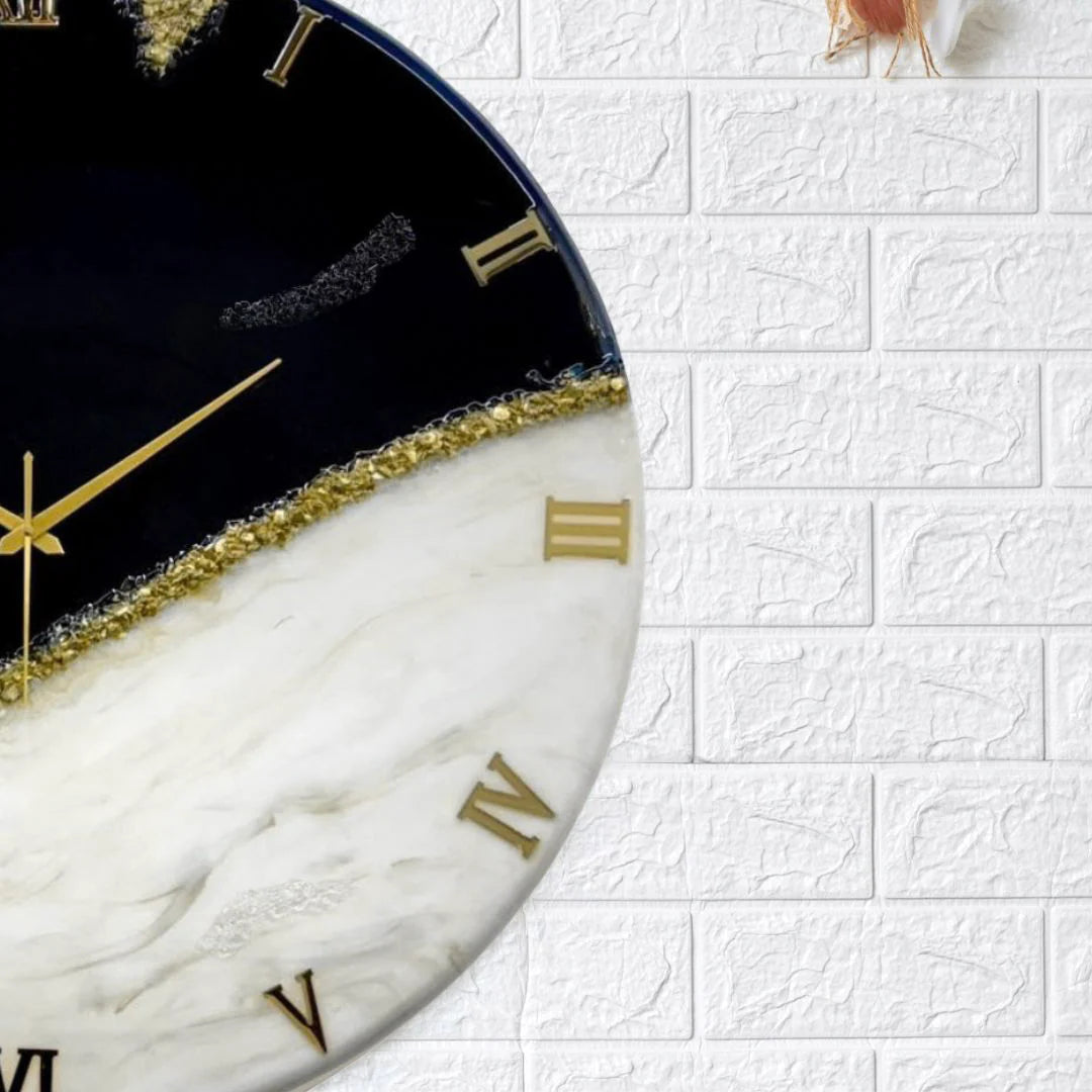 Black Peak Silent Wall Clock