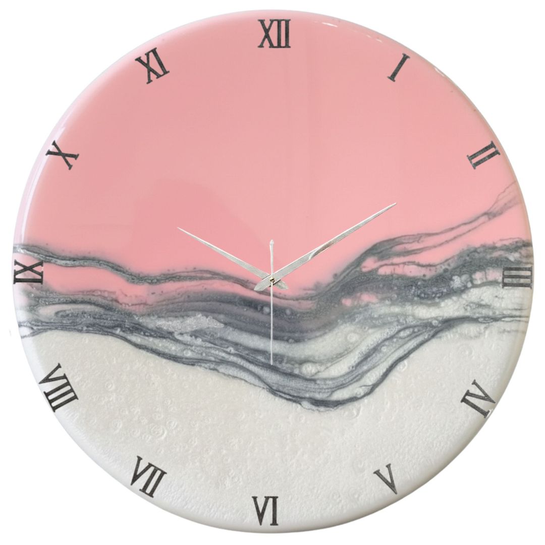 Blush Pink Silent Clock