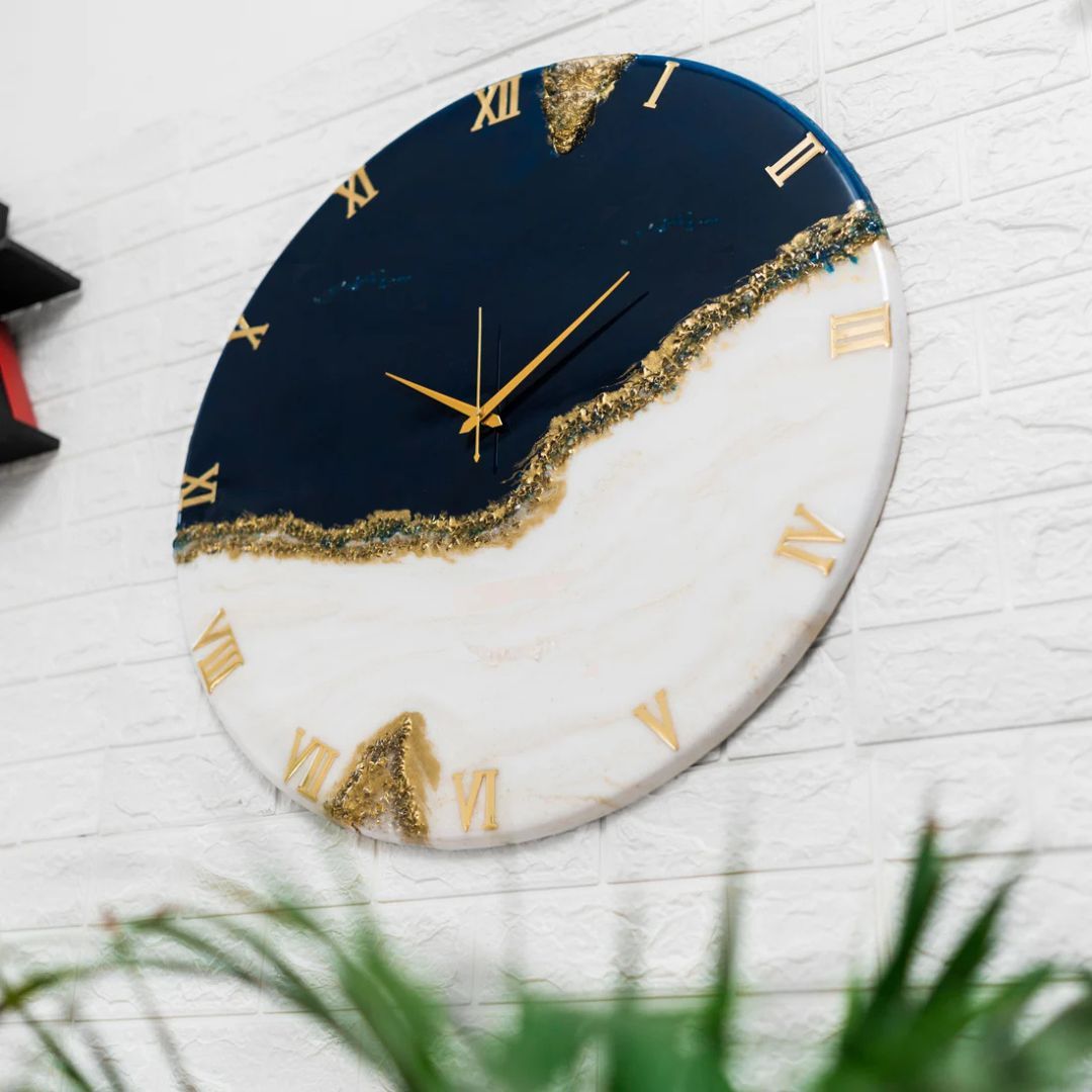 Blue Peak Silent Wall Clock