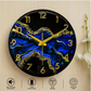 Blue Stunner Silent Clock 12 Inches (30cm)