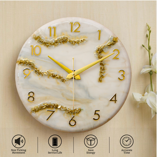 Desert Silent Clock 30cm