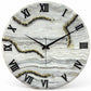 Black & White Desert Medium Size Silent Clock 17.5 Inches.