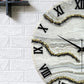 Black & White Desert Medium Size Silent Clock 17.5 Inches.