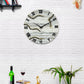 Black & White Desert Medium Size Silent Clock 17.5 Inches.
