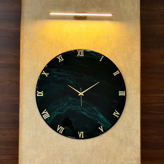 Lush Forest Large Silent Clock