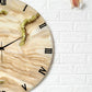 Sandy Silent Resin Clock