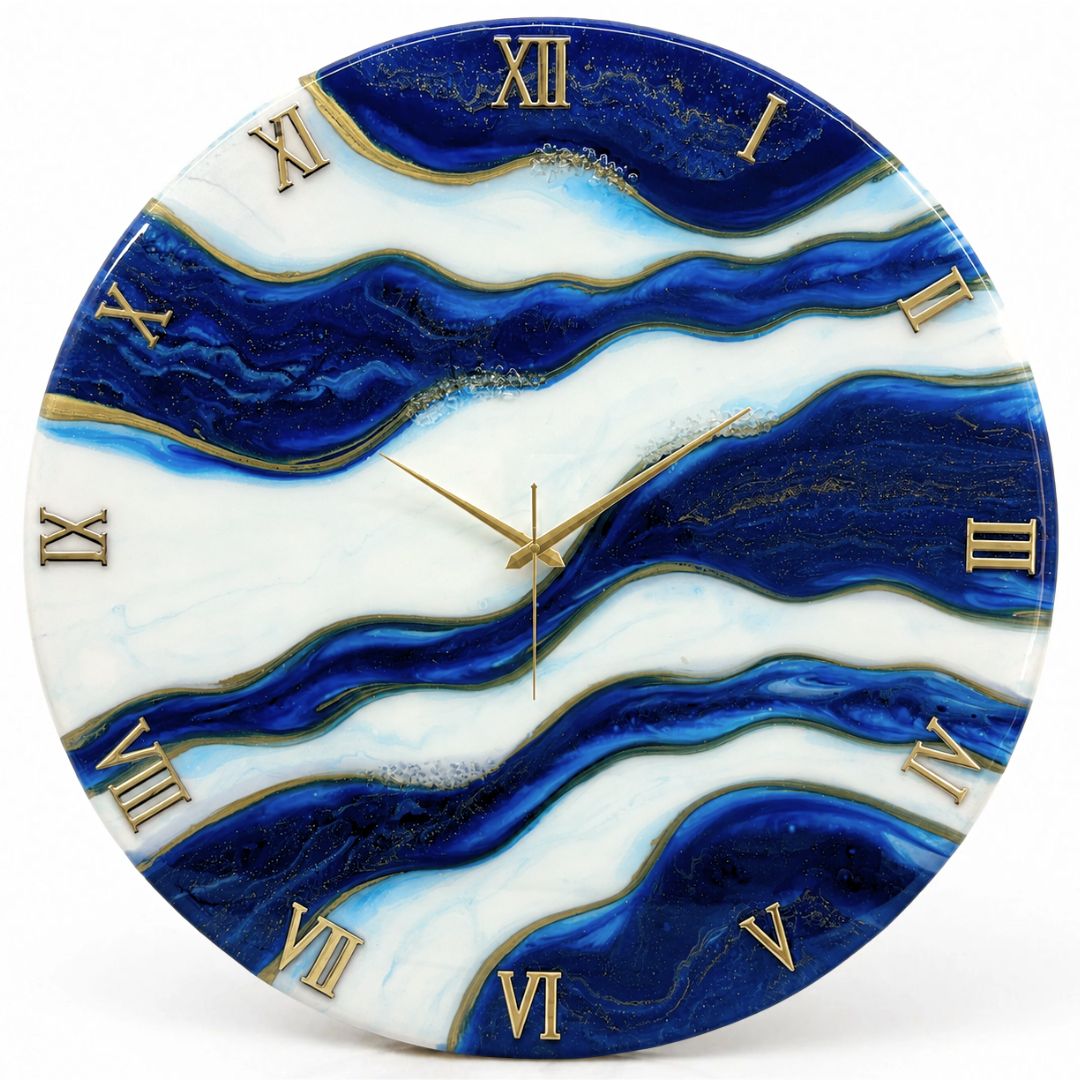 Calm Ocean Clock 17.5 inches