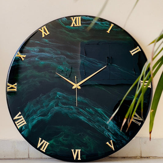 Lush Forest Large Silent Clock