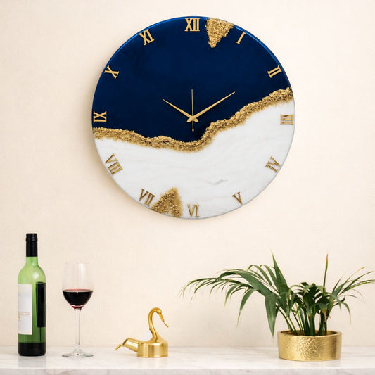 Blue Peak Silent Wall Clock