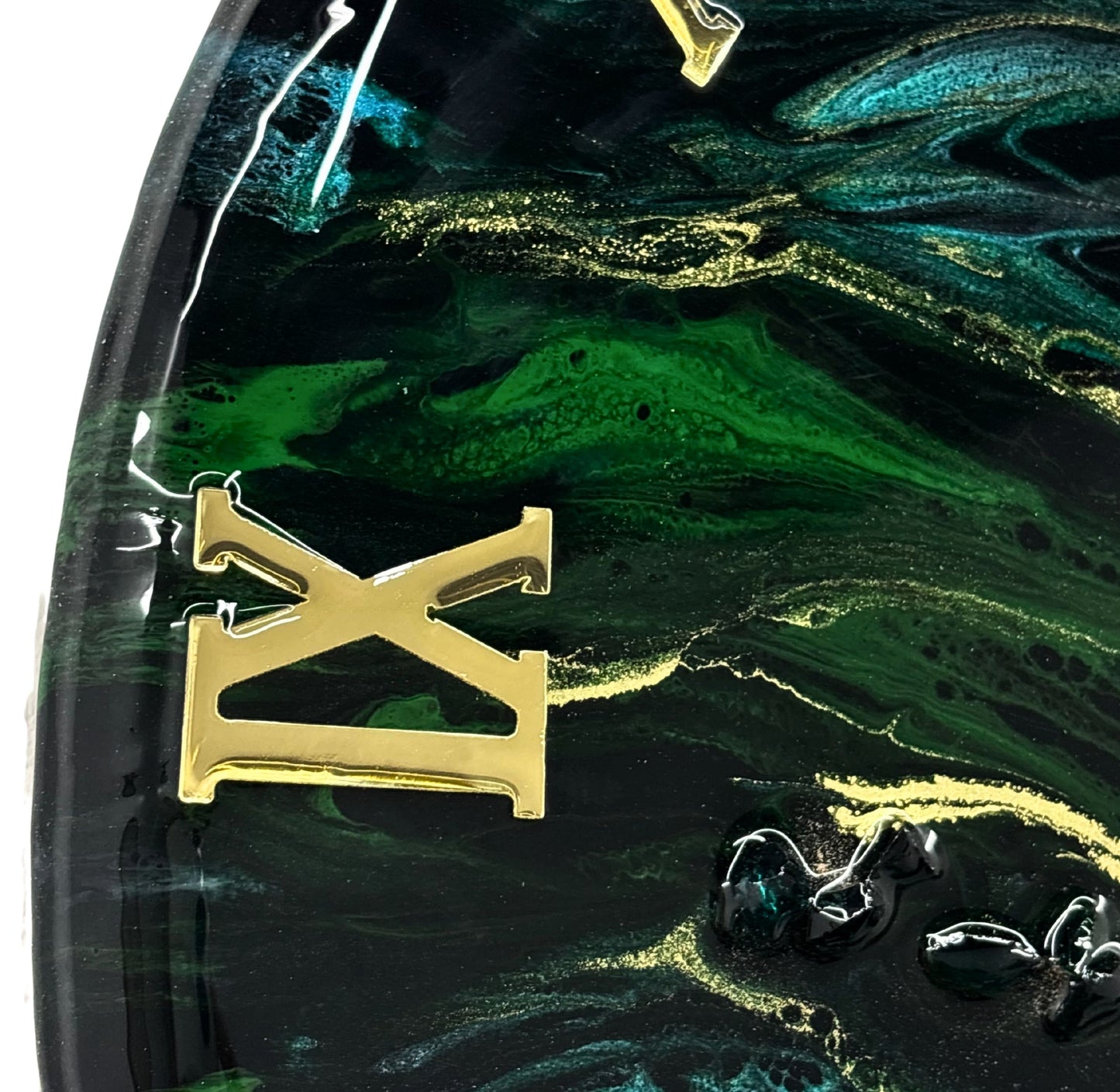 Green Forest  Silent Clock