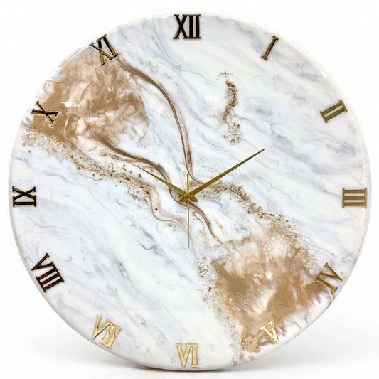 Beige Silent Clock