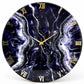Deep Purple Crystal Clock 17 inches