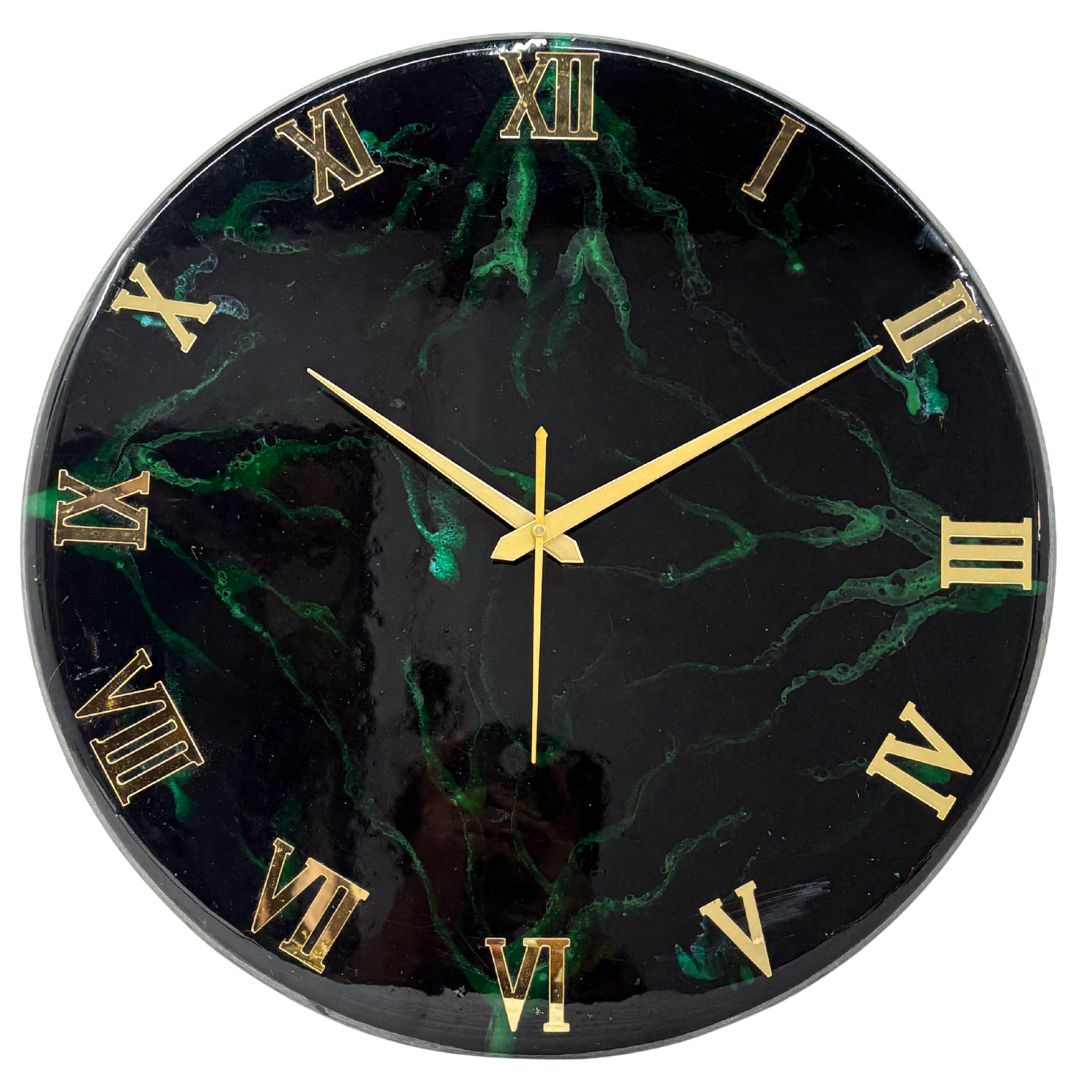 Green St clock 17.5 inches (CS)