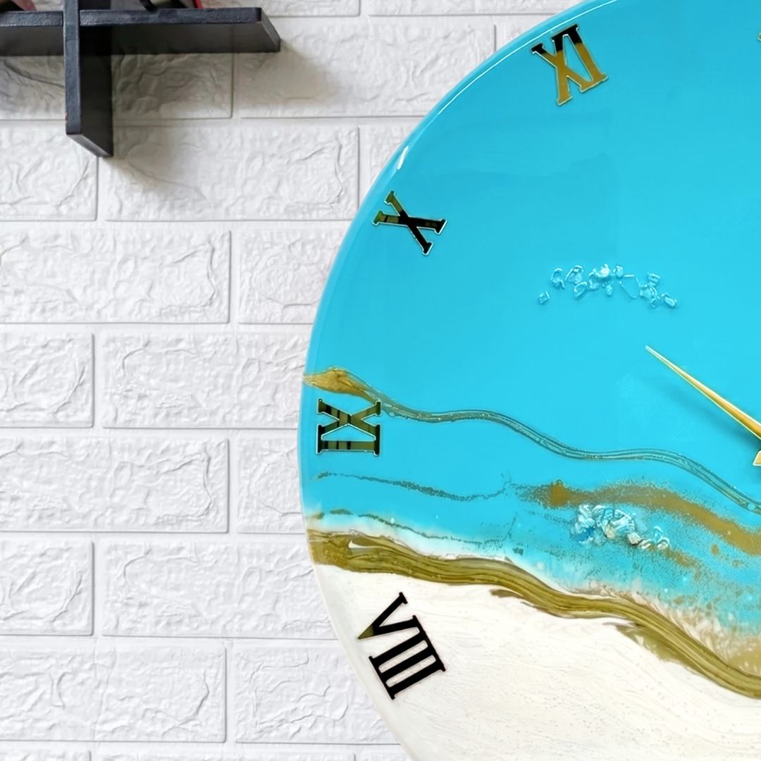 Ocean Pearl Silent Clock