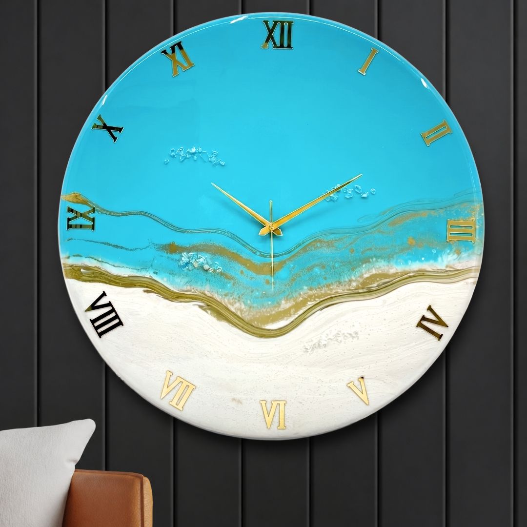 Ocean Pearl Silent Clock