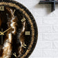 Mocha Clock 17.5 inches