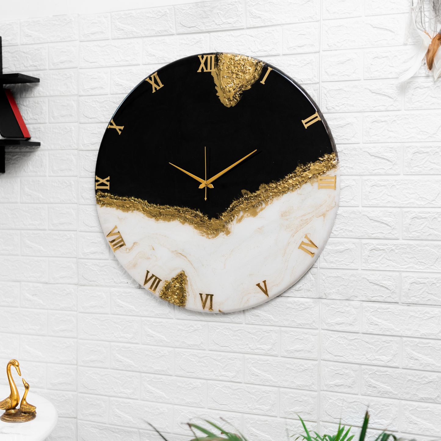 Black Peak Silent Wall Clock