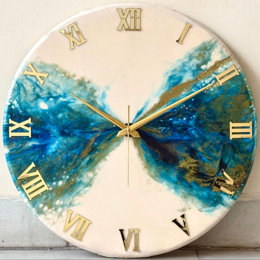 Earth Silent Clock 17.5 inches (CS)