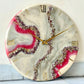 Cherry Geode Silent Clock 17.5 inches (CS)