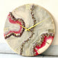 Cherry Geode Silent Clock 17.5 inches (CS)