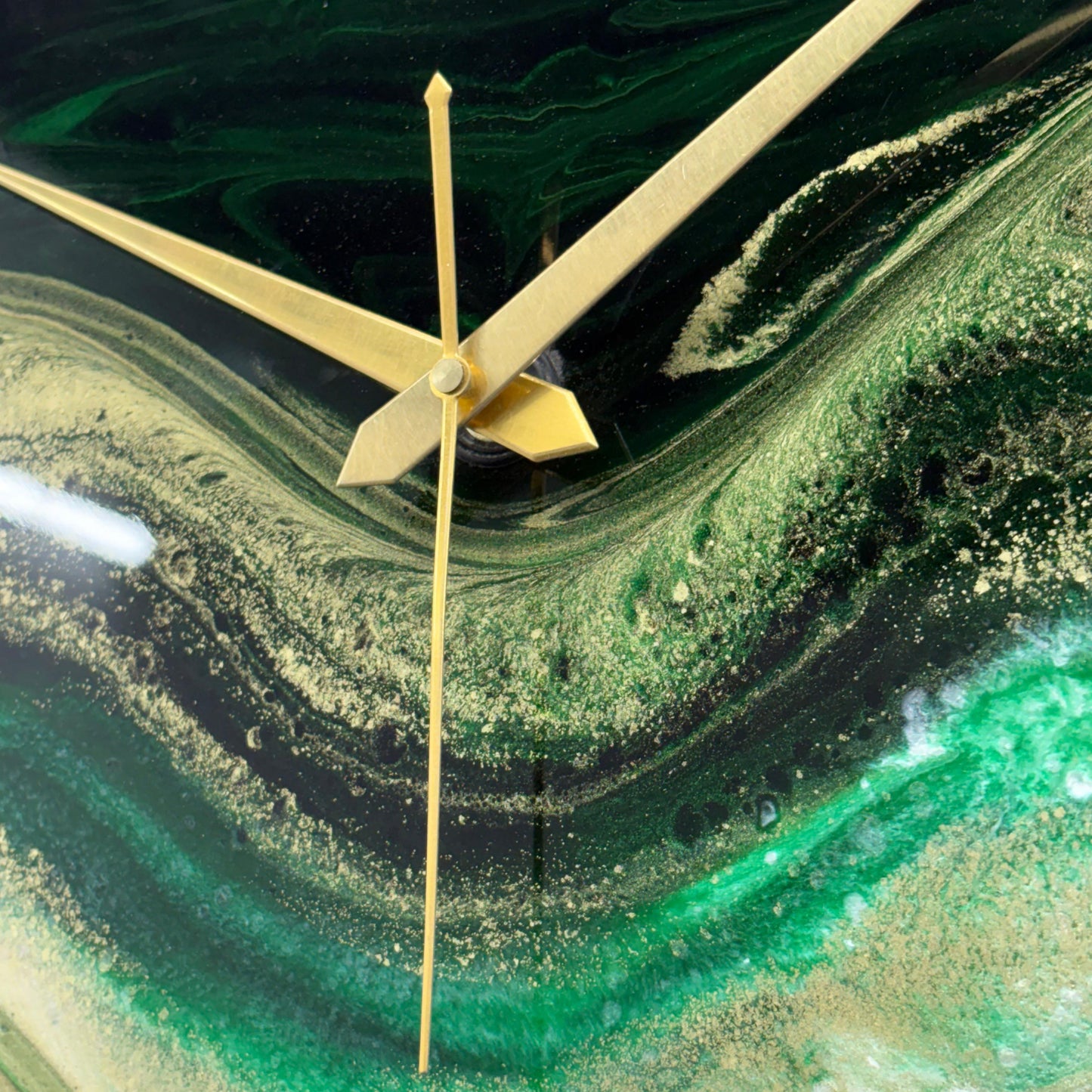 Royal Green Silent Clock