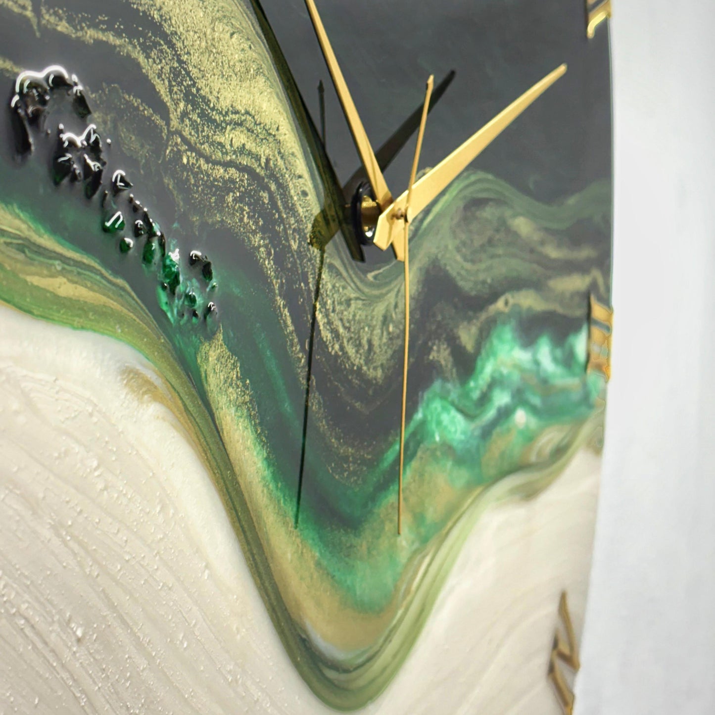 Royal Green Silent Clock
