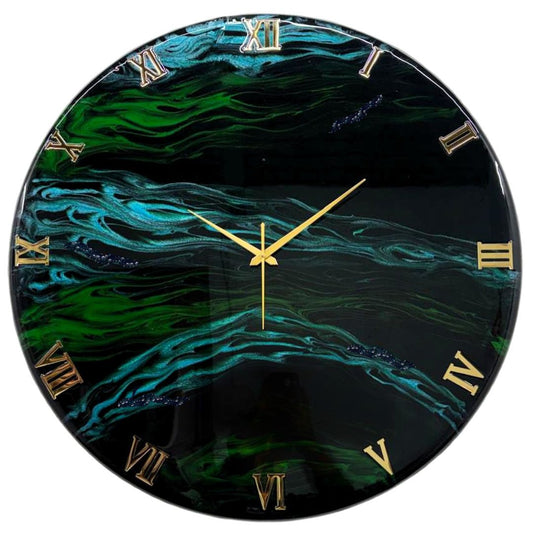 Lush Forest Small Silent Clock 12 Inches