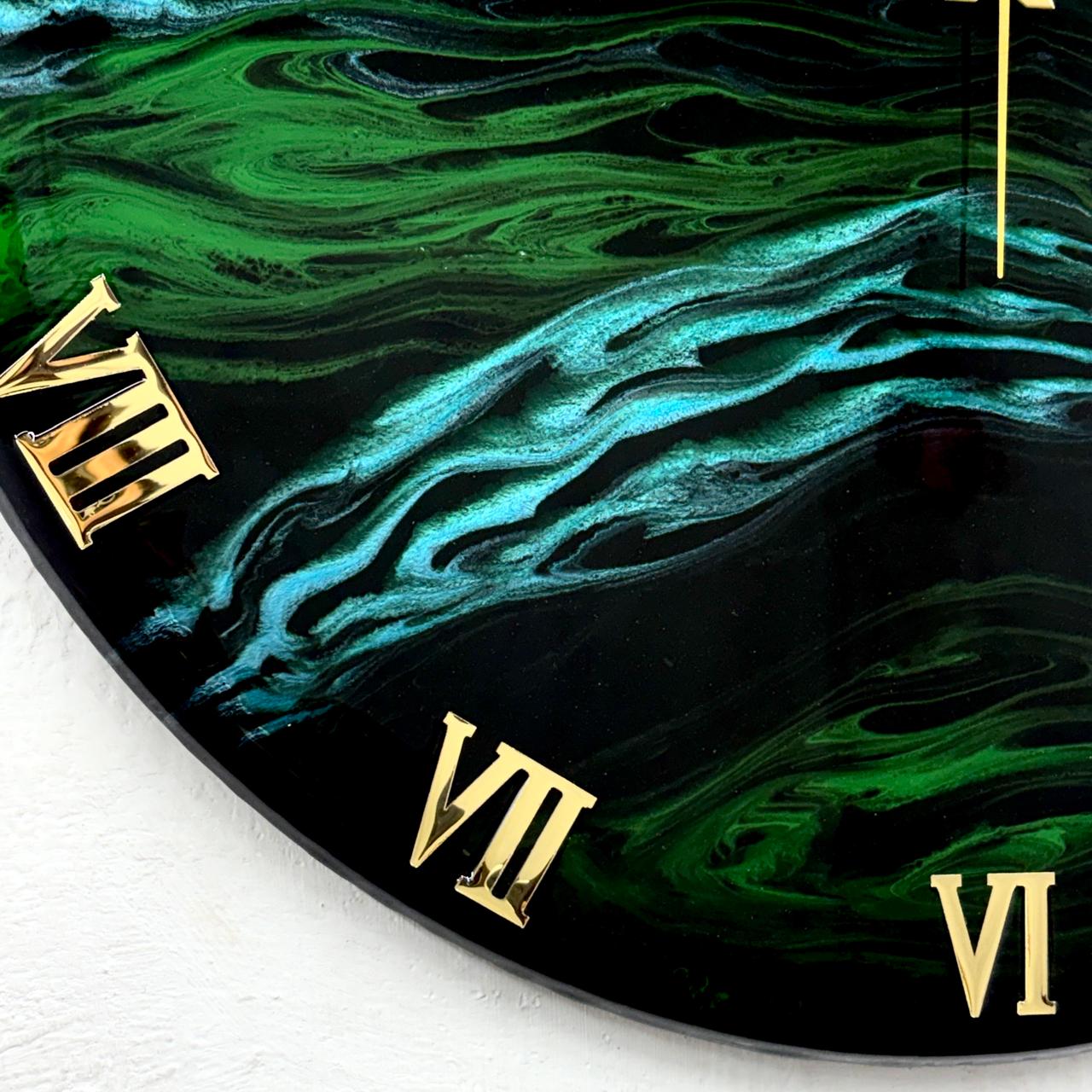 Lush Forest Silent Clock