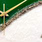 Golden Green silent clock 20 inches
