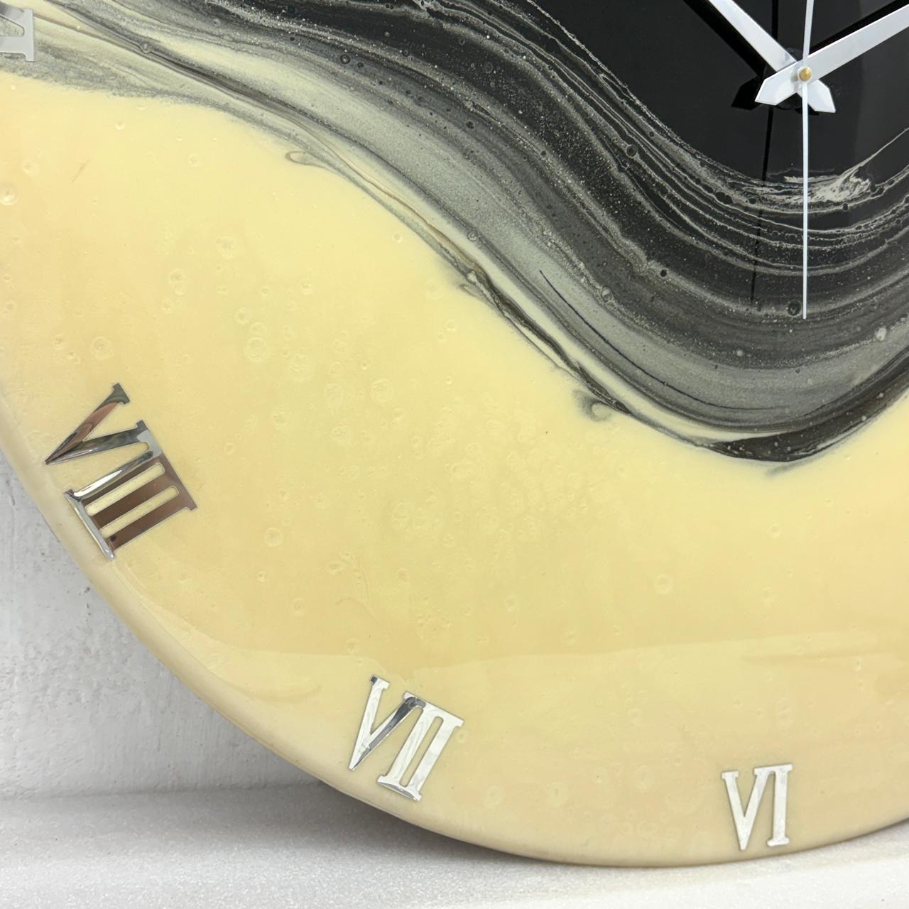 Silver Wave 27 Inches Clock (CS)