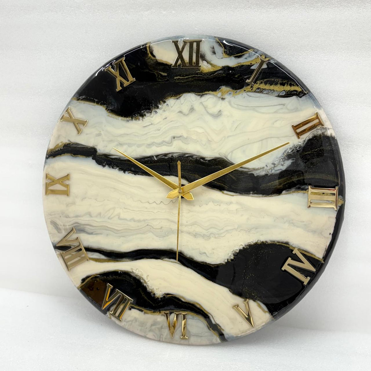 Black Falls Clock 17.5 inches (CS)
