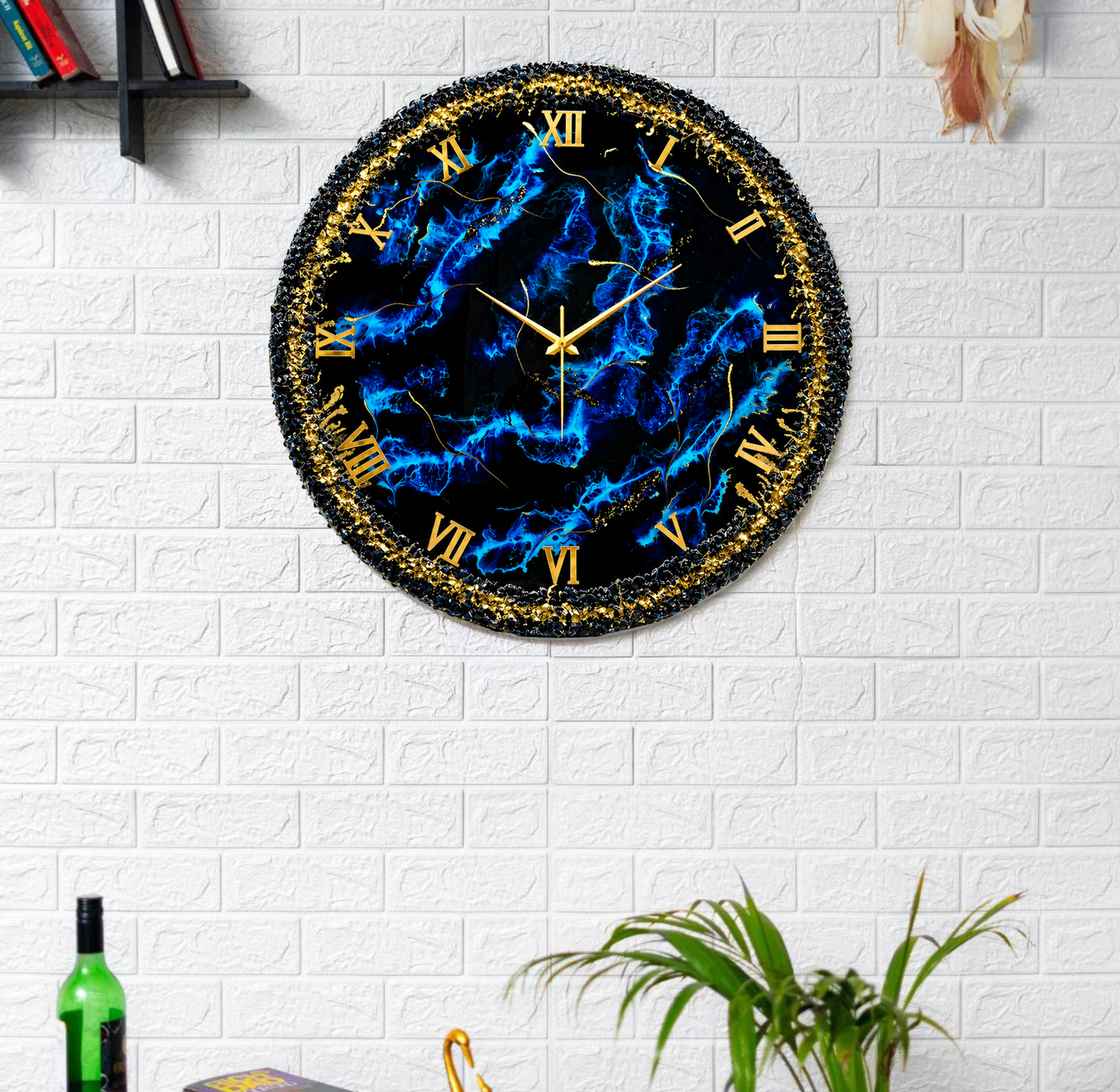 Blue Thunder Silent Clock
