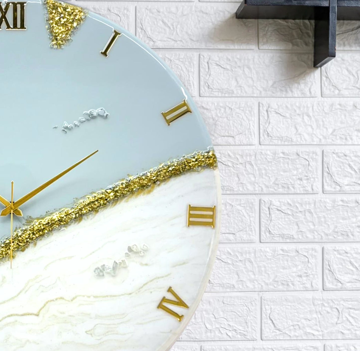 Grey Peak Silent Clock 17.5 inches(CS)