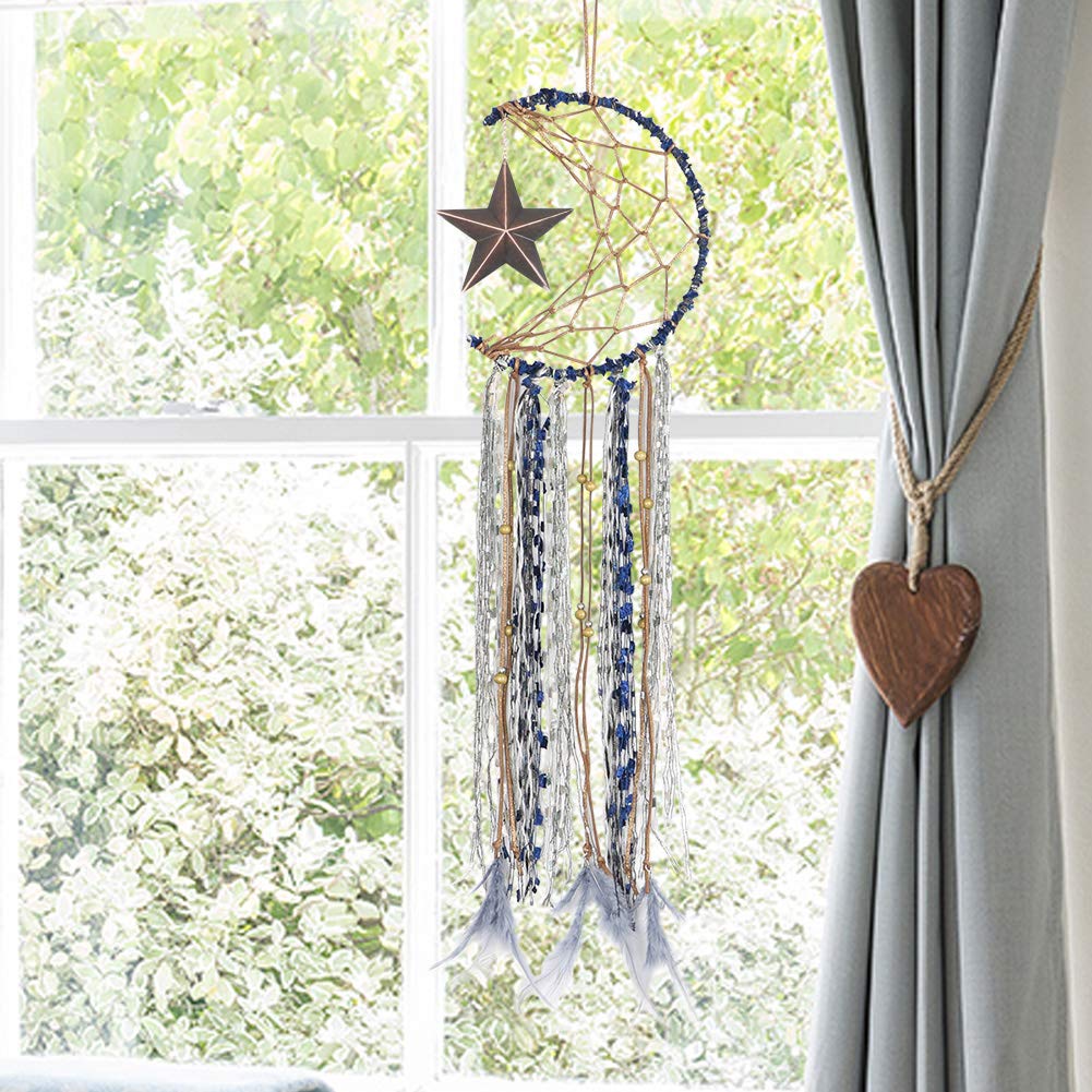Dream Catcher With LED Light (Half Moon)