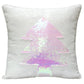 Mermaid Pillow Cover 16 X 16 Inches, Pillow Not Included (Iridescent White)