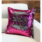 Mermaid Pillow Cover 16 X 16 Inches, Pillow Not Included (Pink/Silver)