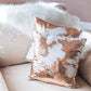 Mermaid Pillow Cover 16 X 16 Inches, Pillow Not Included (Resin/White)