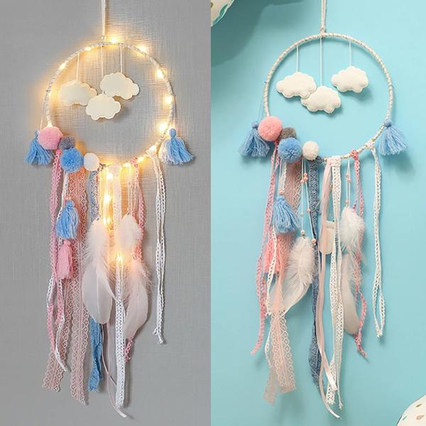 Dream Catcher With LED Light (Cloud)